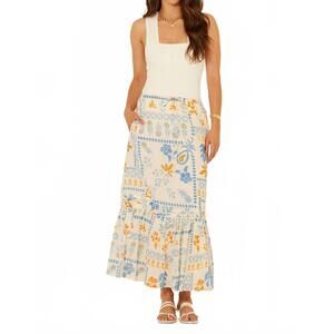 NEW BILA77 keystone maxi skirt in rivera